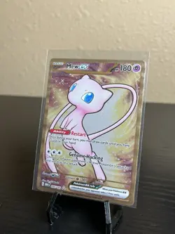 Pokemon Mew EX Metal Gold Secret Rare Card 205/165 UPC S&V 151 - Image 1
