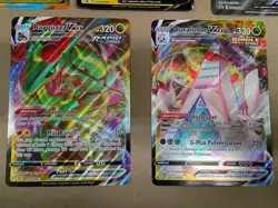 Rayquaza VMAX, Pikachu V, Oversized Jumbo Cards Lot of 5. Pokemon TCG Holo promo - Image 2