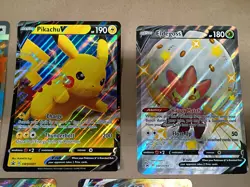 Rayquaza VMAX, Pikachu V, Oversized Jumbo Cards Lot of 5. Pokemon TCG Holo promo - Image 3