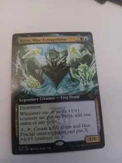 Berta, Wise Extrapolator (Extended Art) 346 Secrets of Strixhaven NM - Image 1