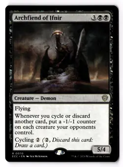Archfiend of Ifnir 70 Commander: Lorwyn Eclipsed Normal NM - Image 1