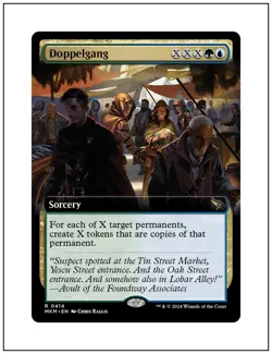 1x Doppelgang, Extended Art, Magic MTG NM - Image 1