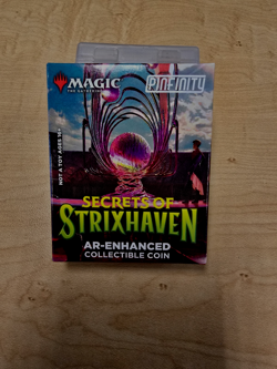 MTG - 1x Secrets of Strixhaven AR-Enhanced Collectible Coin NEW PINFINITY - Image 1
