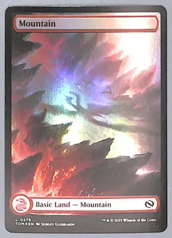 Mountain - Foil - 275 - Tarkir: Dragonstorm (TDM) MTG - Image 1