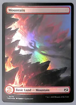 Mountain - Foil - 275 - Tarkir: Dragonstorm (TDM) MTG - Image 3