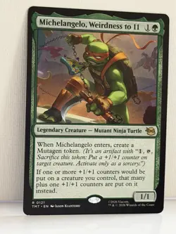 MTG Teenage Mutant Ninja Turtles - Michelangelo Weirdness to 11 #121 - Image 3