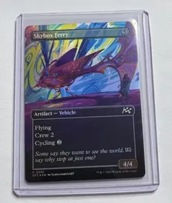 Skybox Ferry #332 Aetherdrift Foil Borderless Artifact MTG NM/M - Image 1