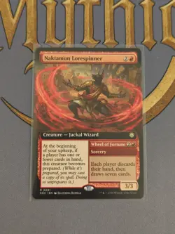 Naktamun Lorespinner - Secrets of Strixhaven - Mint Borderless Non-Foil - Image 1