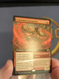 Naktamun Lorespinner - Secrets of Strixhaven - Mint Borderless Non-Foil - Image 3