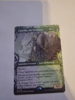 1x Camellia, the Seedmiser - Showcase - Foil NM-Mint, English Bloomburrow MTG Ma - Image 1