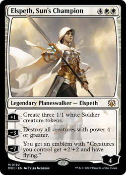 Elspeth, Sun's Champion [March of the Machine Commander] Magic MTG - Image 1