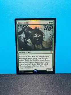 FOIL Boser Wolf / Wicked Wolf - MTG Magic - Image 1