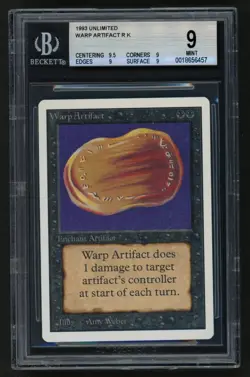 ***BGS 9 Quad+ Unlimited Warp Artifact** MTG Magic Kid Icarus - Image 1