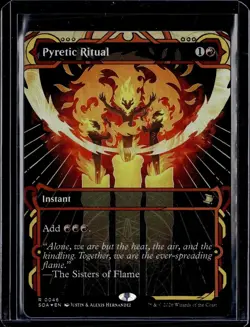 Pyretic Ritual - 46 - Foil - SOA - NM - MTG Magic the Gathering - Image 1