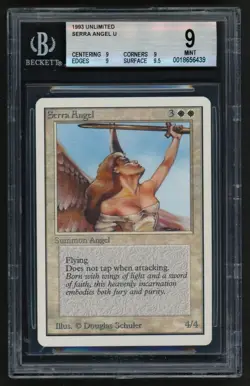 ***BGS 9 Quad+ Unlimited Serra Angel** MTG Magic Kid Icarus - Image 1