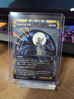 Force of Will Secrets of Strixhaven: Mystical Archive Borderless (NON-FOIL) - Image 1