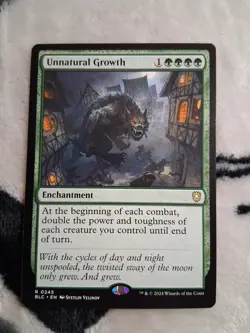 Unnatural Growth Commander: Bloomburrow Regular - Image 1