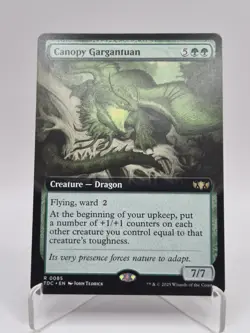 Canopy Gargantuan (TDC 85 - Extended Art) - MTG: Tarkir: Dragonstorm - NM/M - Image 1