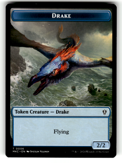 Drake // Koma's Coil Double-Sided Token 6 // 7 Normal T Commander: Murders at Ka - Image 1