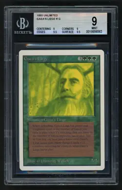 ***BGS 9 Quad++ Unlimited Gaea's Liege** MTG Magic Kid Icarus - Image 1