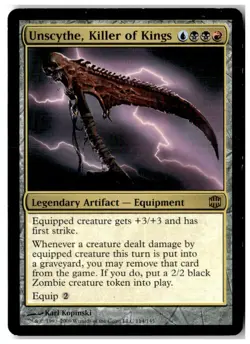 MTG Unscythe, Killer of Kings - Alara Reborn Moderately Played English - Image 1