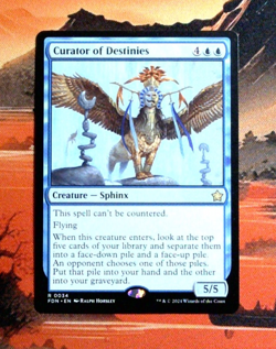 MTG Curator of Destinies Regular FDN 34 NM R - Image 1