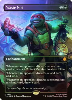 Foil Waste Not (Borderless) [TMNT] MTG - Image 1