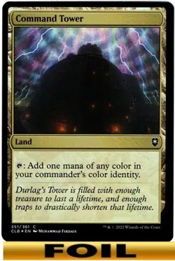 Command Tower ** FOIL ** #351 - Commander Legends: Baldur's Gate -NM MTG - Image 1
