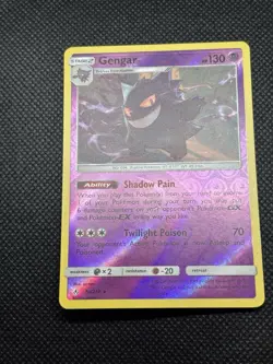 Pokemon Gengar 70/214 Sm-Unbroken Bonds Reverse Holo Rare 130HP - Image 2