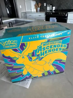 SEALED BRAND NEW Pokemon Mega Evolution Ascended Heroes Elite Trainer Box - Image 1