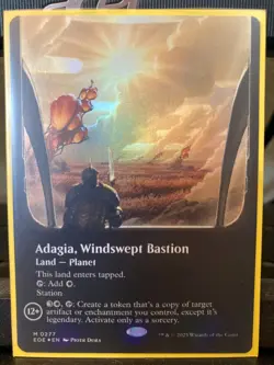 MTG Adagia, Windswept Bastion - Borderless - NM Foil Edge of Eternities 0277 - Image 1