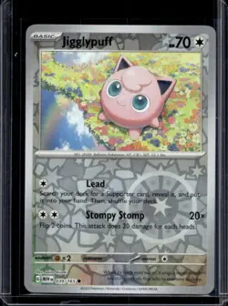 2023 Pokemon SV 151 Jigglypuff Reverse Holo #039/165 - Image 1