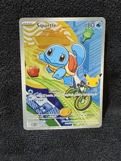 Pokemon Squirtle 039 First Partner Illustration Collection Black Star Promo - Image 1