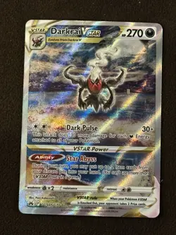 2023 Pokemon SWSH Crown Zenith Darkrai VST Galarian Gallery #GG50/GG70 - Image 1