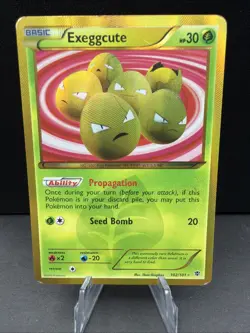 Exeggcute 102/101 BW Plasma Blast Shiny Secret Rare Pokemon Card - Image 1