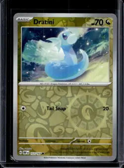 2023 Pokemon SV Obsidian Flames - OBF EN Dratini Reverse Holo #157/197 - Image 1