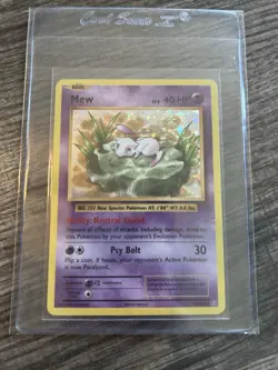 Pokemon Mew Holo Rare Evolutions 53/108 40 HP Neutral Shield English - Image 2