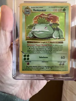 Pokemon Venusaur Base Set Shadowless CGC 4 - Image 3
