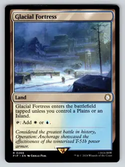 Glacial Fortress R Universes Beyond: Fallout 266 NM MTG Magic TCG - Image 1