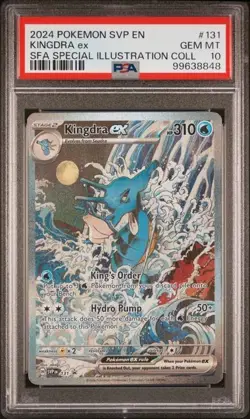 PSA 10 2024 POKEMON SVP EN-SV BLACK STAR PROMO #131 KINGDRA EX - Image 1