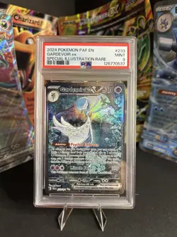 Pokemon Gardevoir EX 2024 Paldean Fates 233/091 SIR, PSA 9 - Image 1