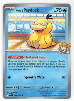 Pokemon Destined Rivals - 045/182 Misty's Psyduck - Image 1
