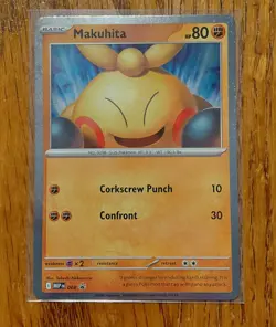 Pokemon Makuhita MEP 068 Black Star Promo Basic Fighting Regular 80 HP English - Image 1
