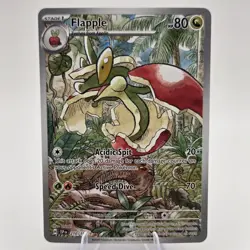 Pokemon TCG Flapple 210/191 Scarlet/Violet Surging Sparks Illustration Rare - Image 1