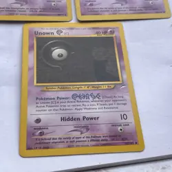 Pokemon Unknown M- C And F All In Excellent Condition - Image 4