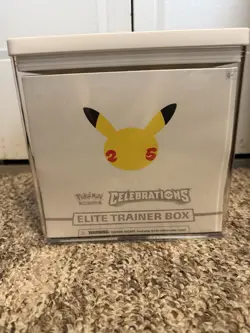 Pokemon Celebrations Elite Trainer Box 25th Anniversary ETB NEW SEALED - Image 1