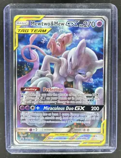 2016-19 Pokemon SM Black Star Promos Mewtwo & Mew #SM191 - Image 1