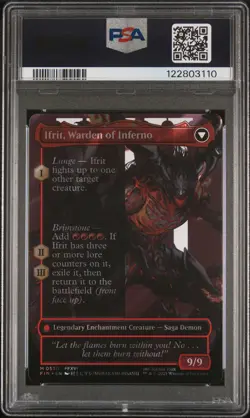 2025 MTG FINAL FANTASY CLIVE, IFRIT'S DOMINANT/IFRIT, WARDEN OF INFERNO PSA 10 - Image 2