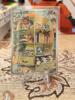 Pokemon Litten Illustration Rare Full Art Holo 167/162 SV05 Temporal Forces 70HP - Image 1