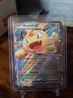 Pokemon TCG Perfect Order Meowth Ex Double Rare 062/088 - Image 1